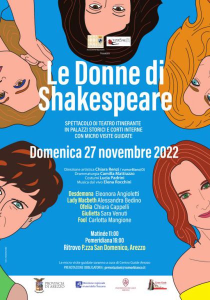 Spettacolo teatrale itinerante "Le donne di Shakespeare - Ofelia"